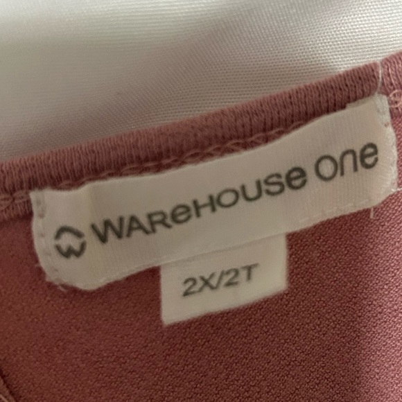 Warehouse Lace Detail Tank Top - Dusty Rose - Picture 7 of 8